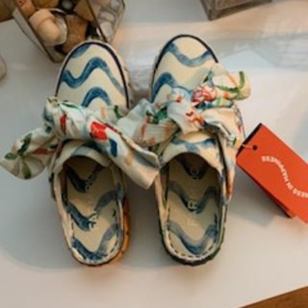 NWT Farm Rio Copacabana Mule Sneaker Boho Printed Spring Shoes